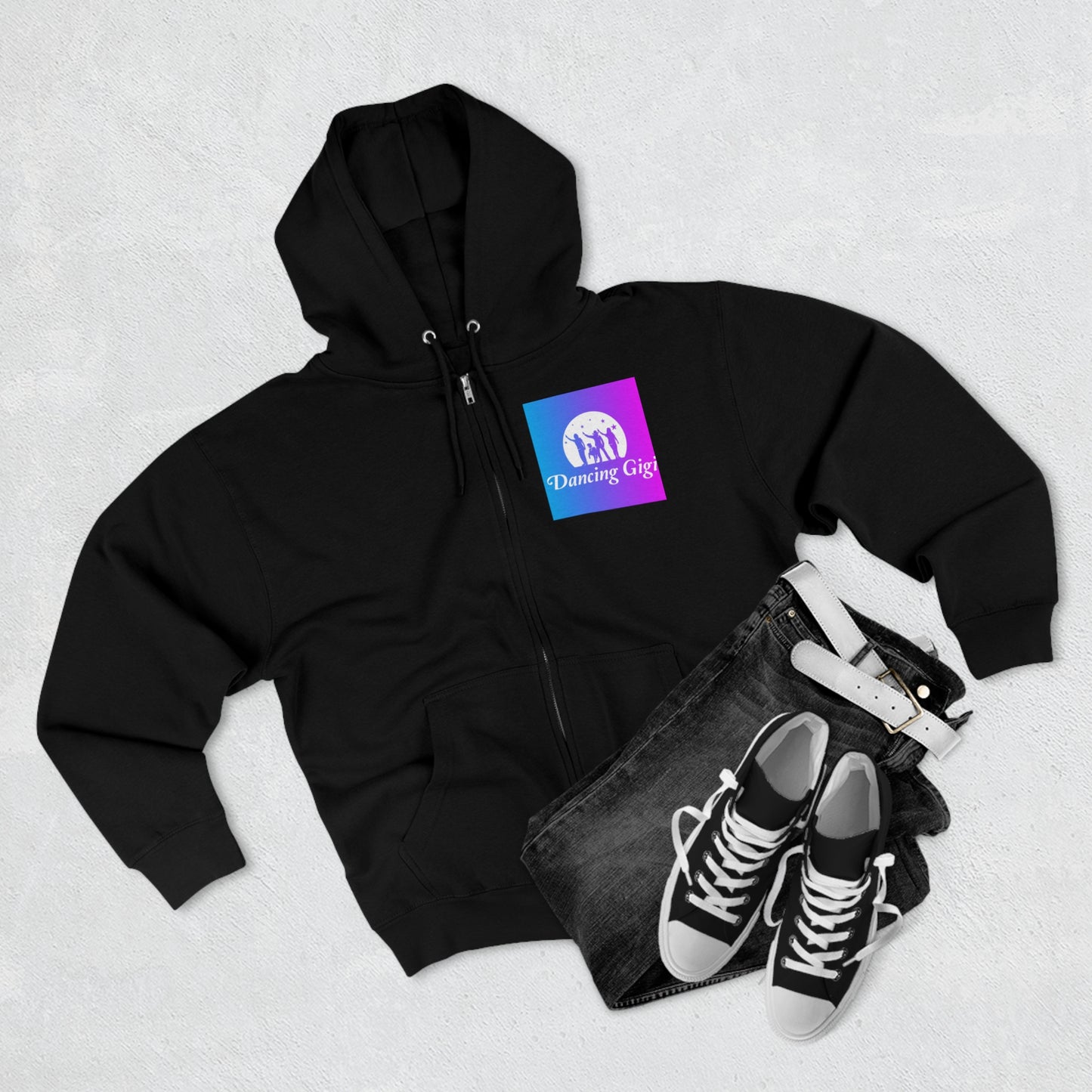Dancing Gigi Unisex Zip Hoodie